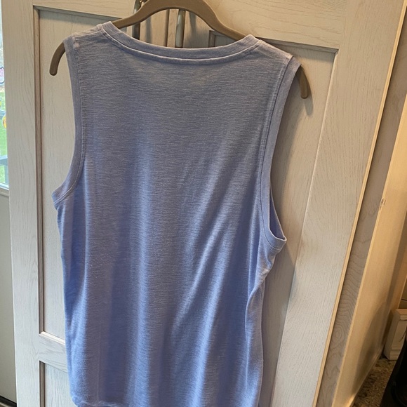 Athleta Light Blue Breezy  Sleeveless Tank. Gently worn a few times. - Picture 4 of 5
